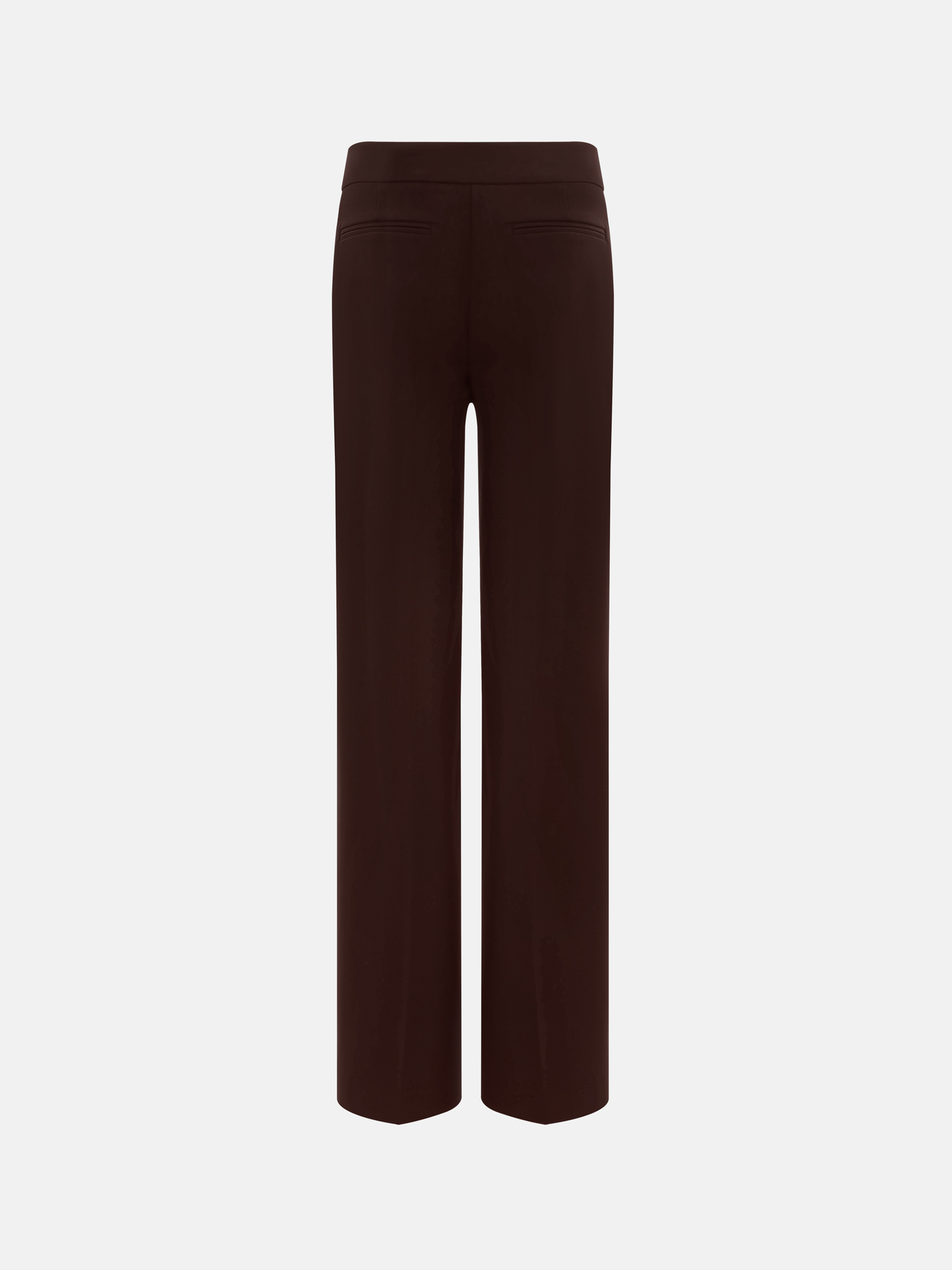 Straight-leg low-rise trousers