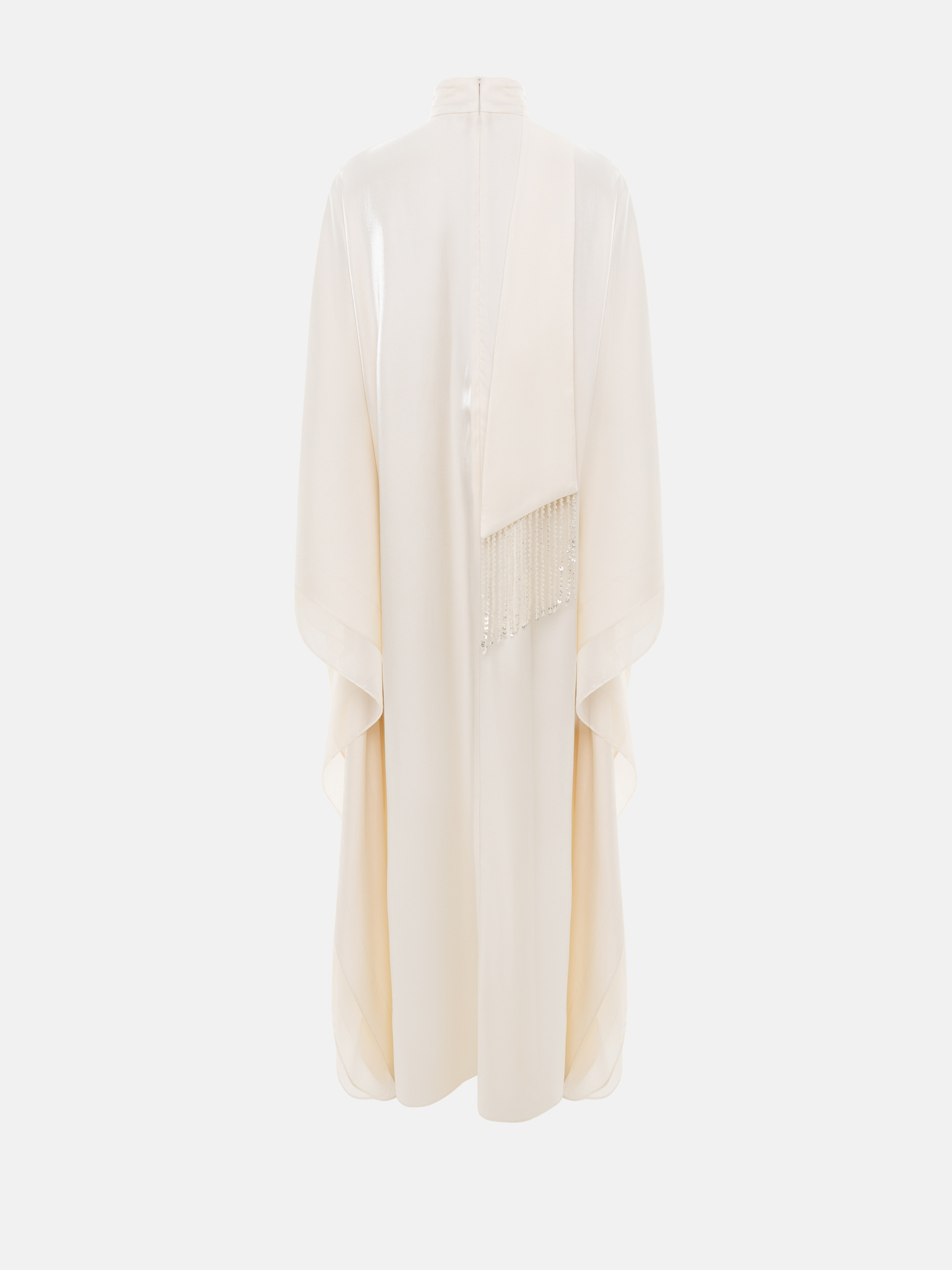 Viscose maxi dress with matching wide scarf