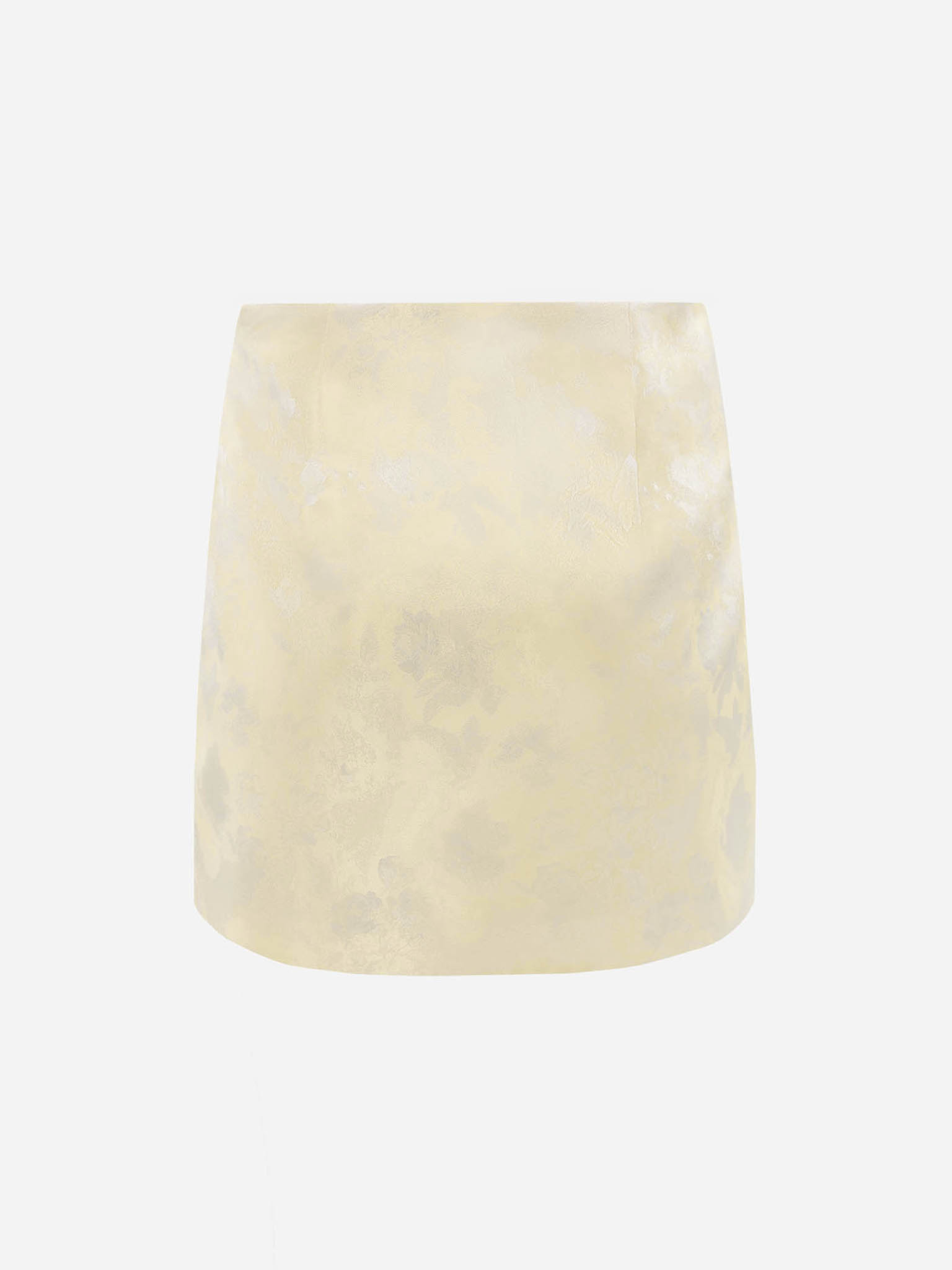 Straight mini skirt in jacquard