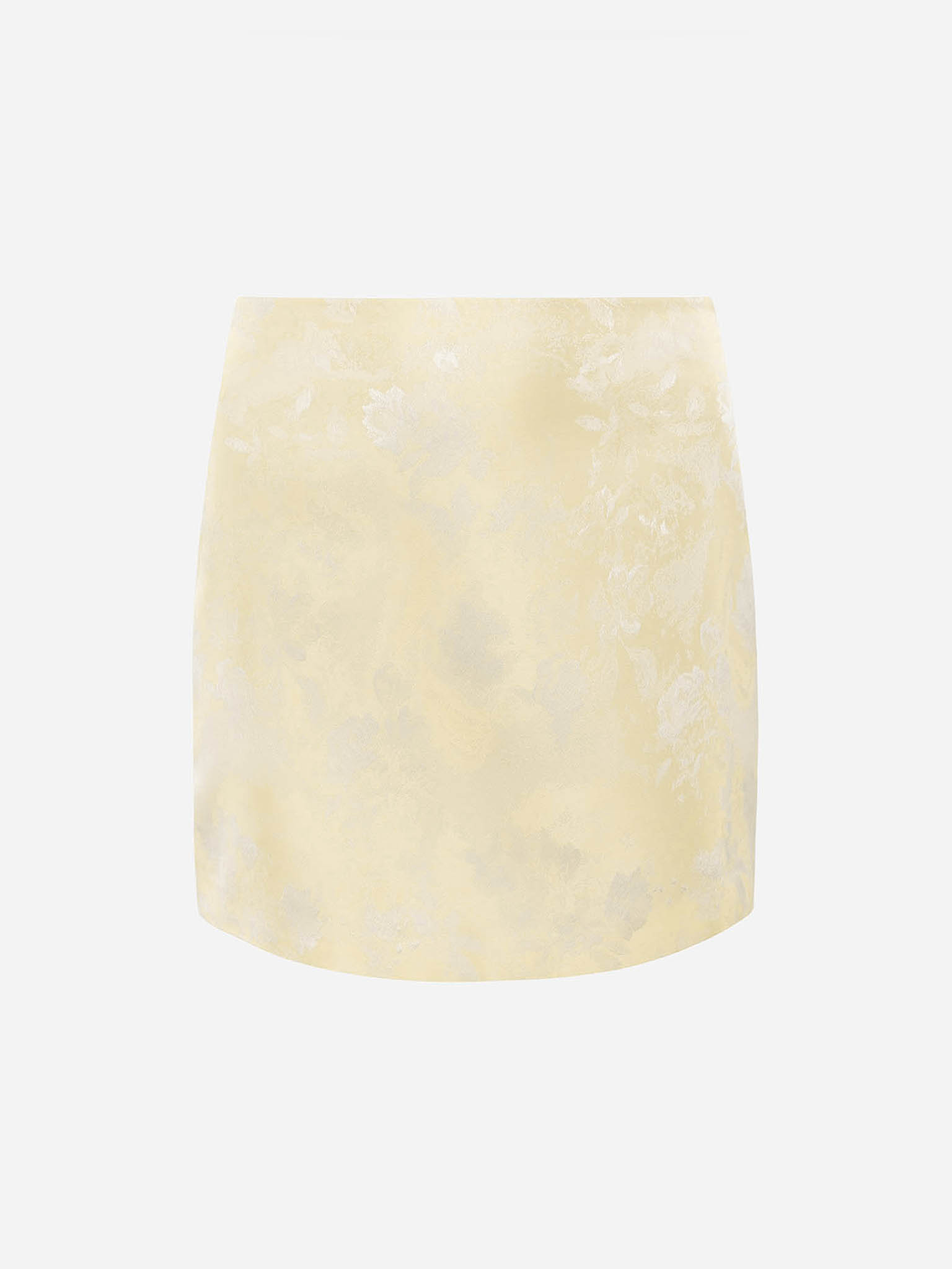 Straight mini skirt in jacquard