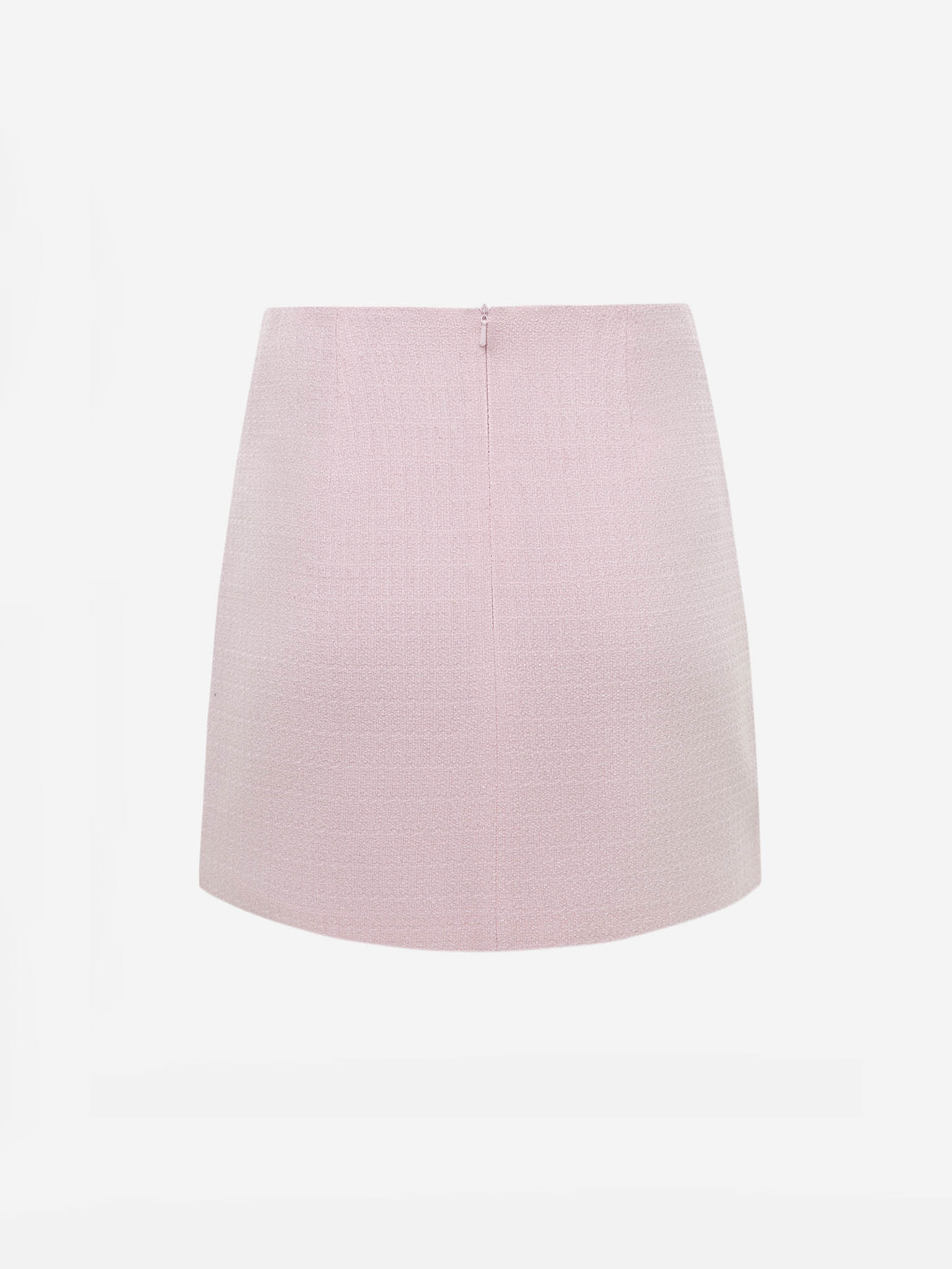 Gerade geschnittener Minirock aus Tweed