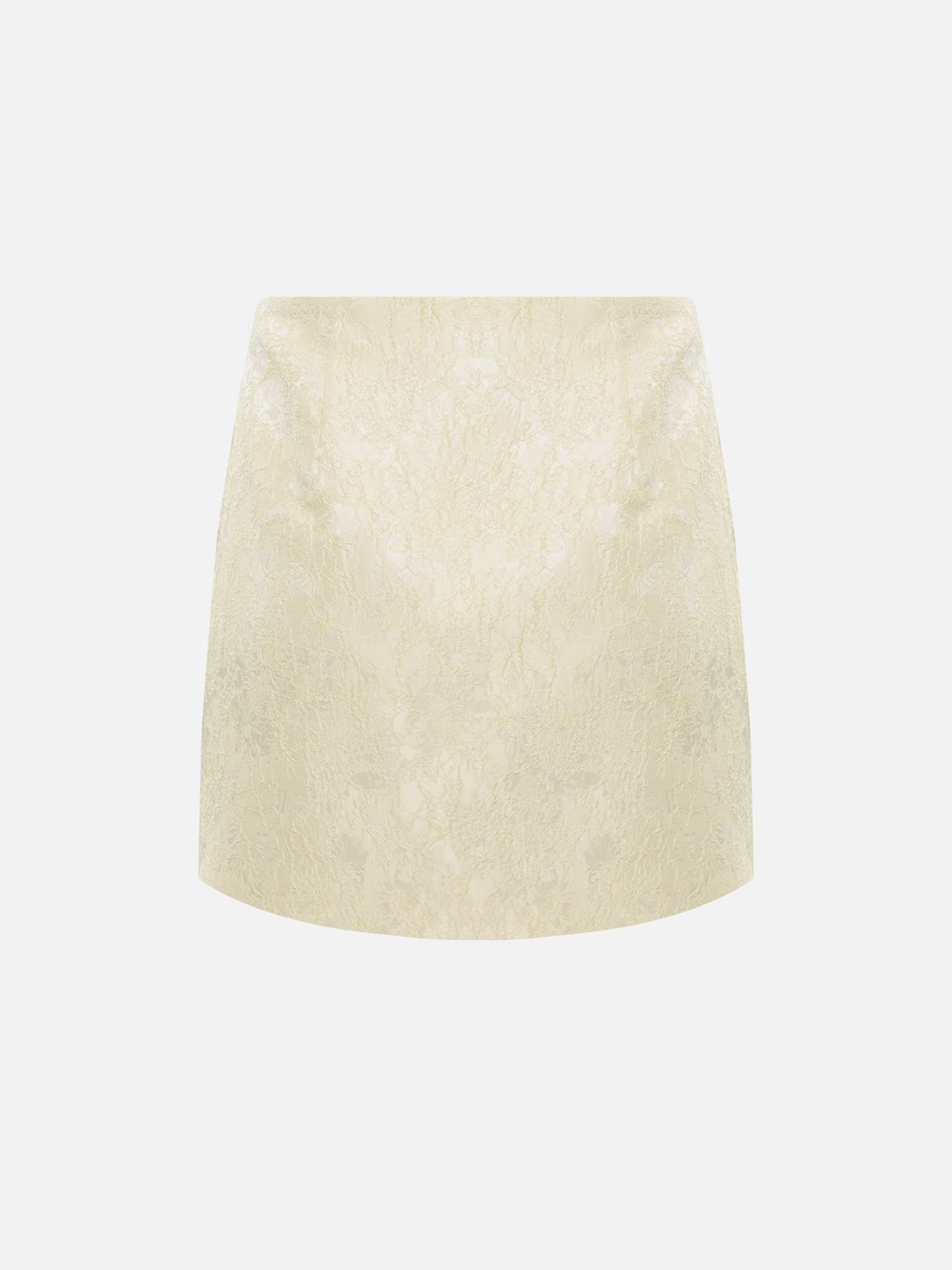 Jacquard wrap mini skirt