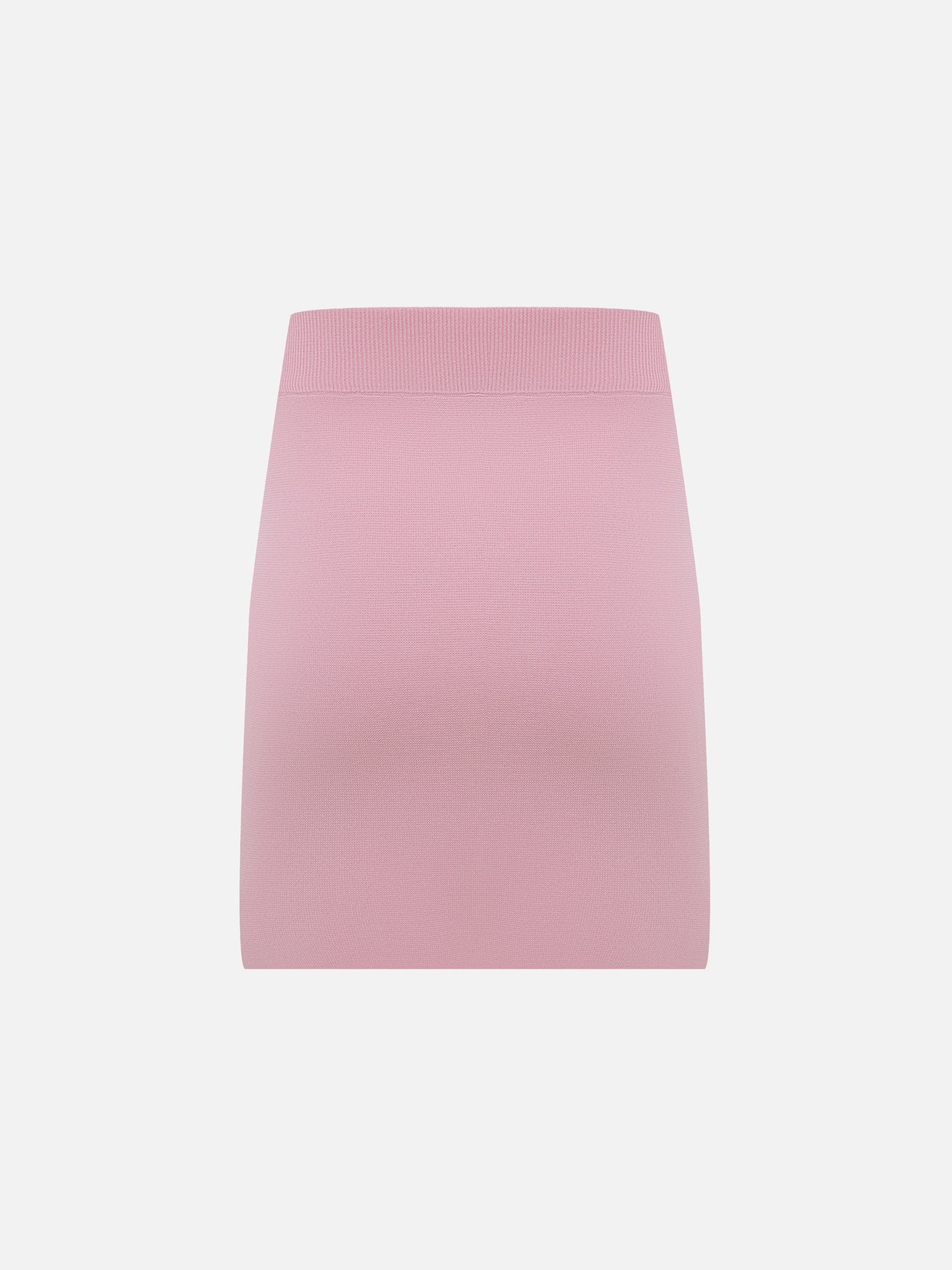 Gerade geschnittener Minirock aus Strick