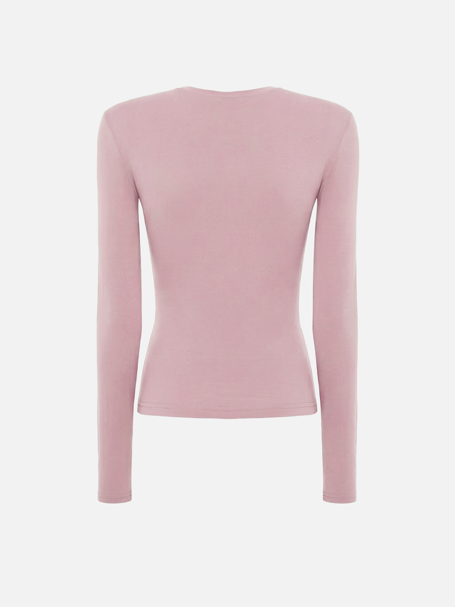 Top à manches longues en viscose avec drapé à la taille