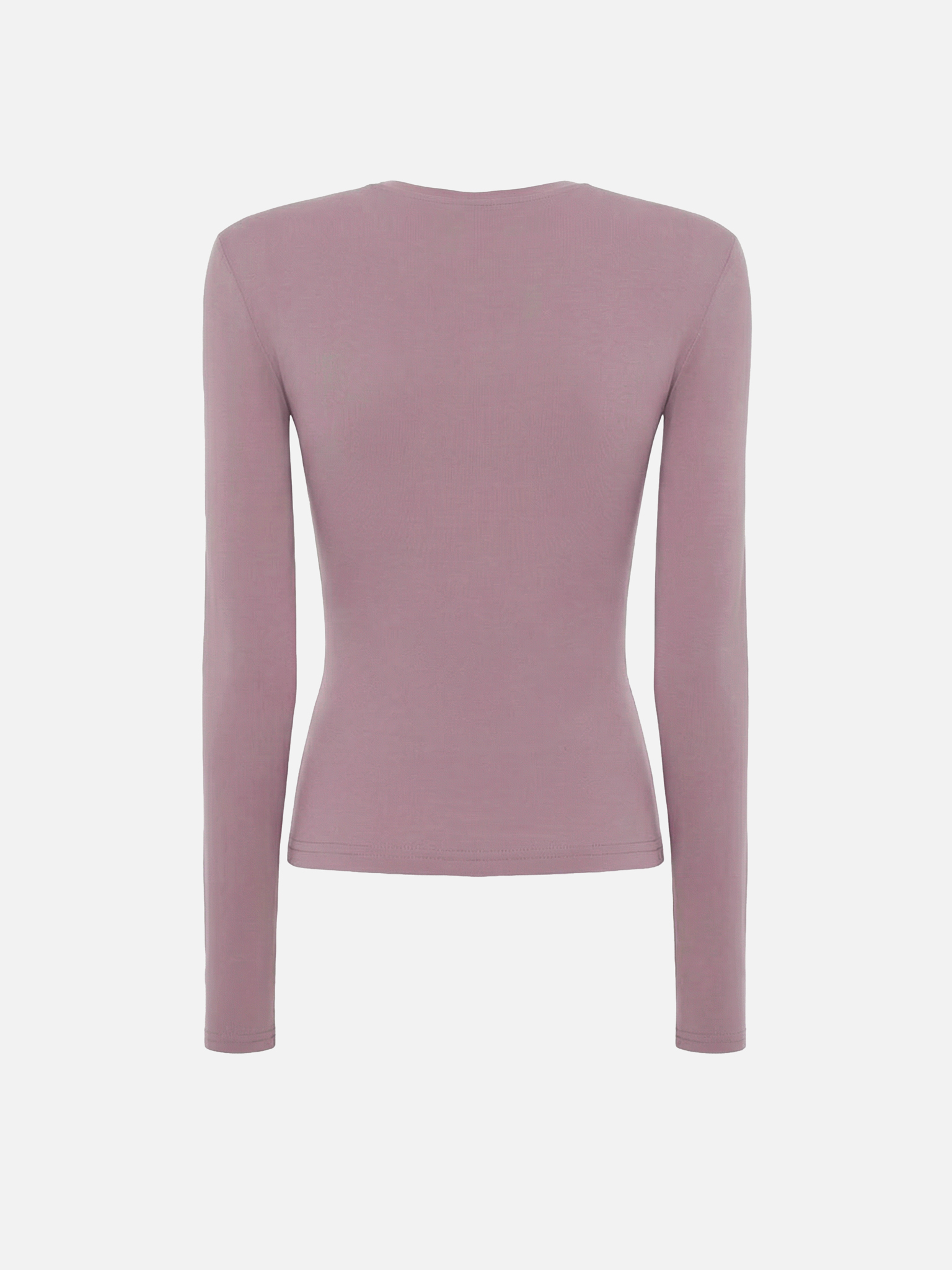 Langärmliges Oberteil aus Viskose mit Drapierung an der Taille