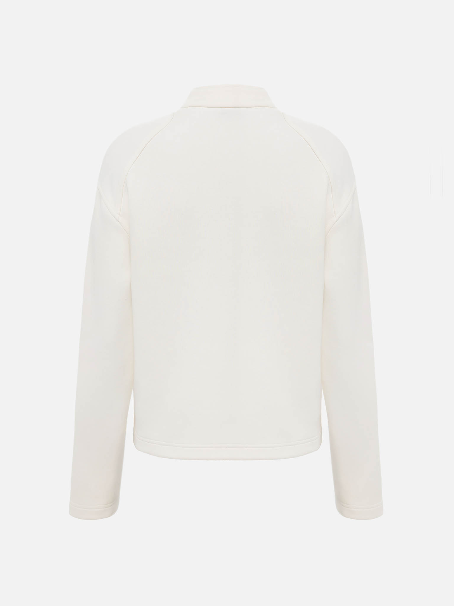 Трикотажная толстовка с воротником-стойкой