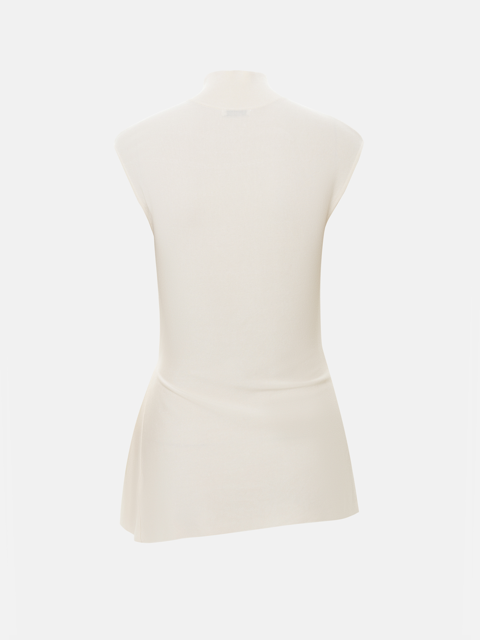 Jersey waistcoat with waist button