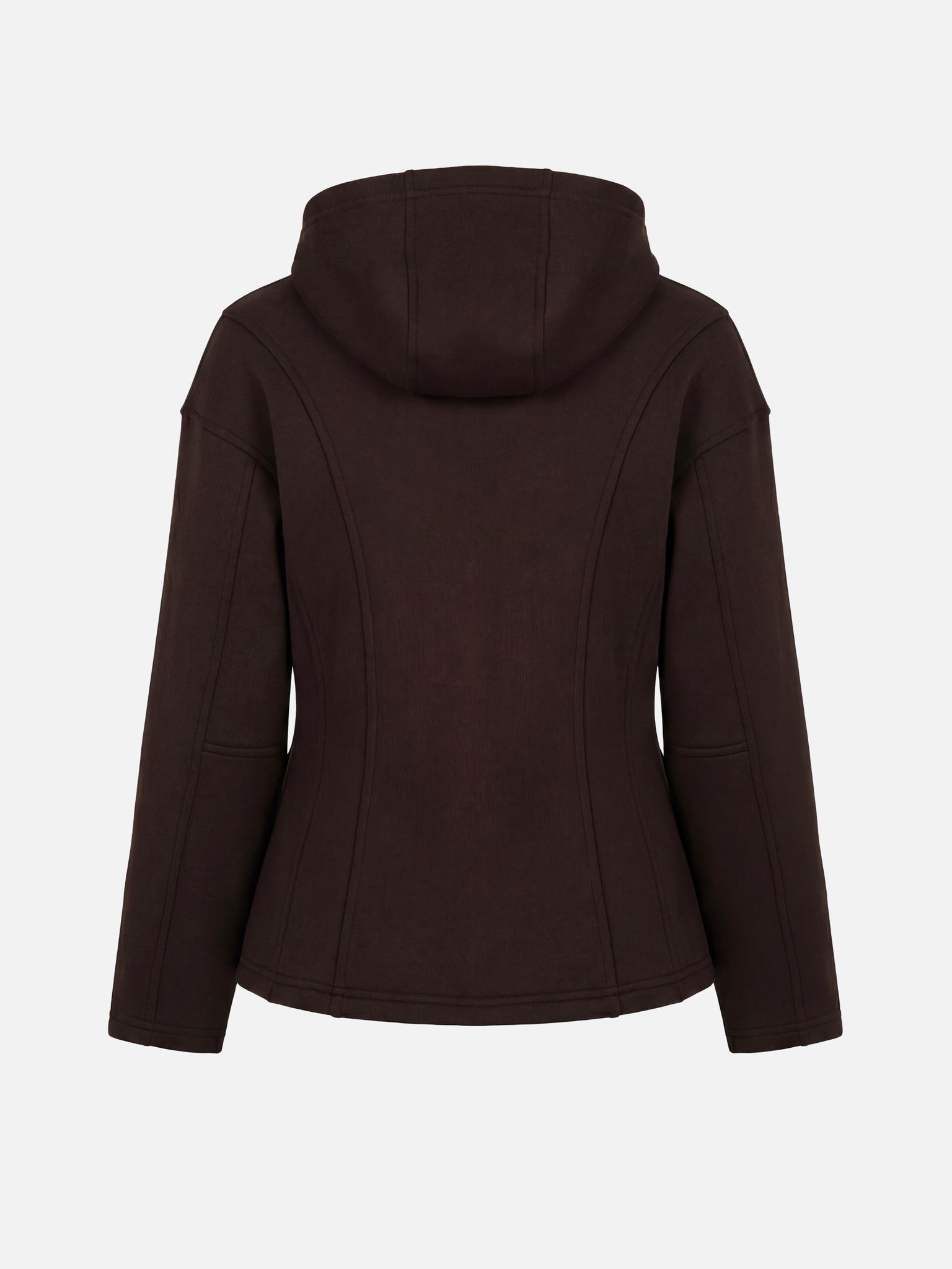 Толстовка на молнии с объемными рукавами