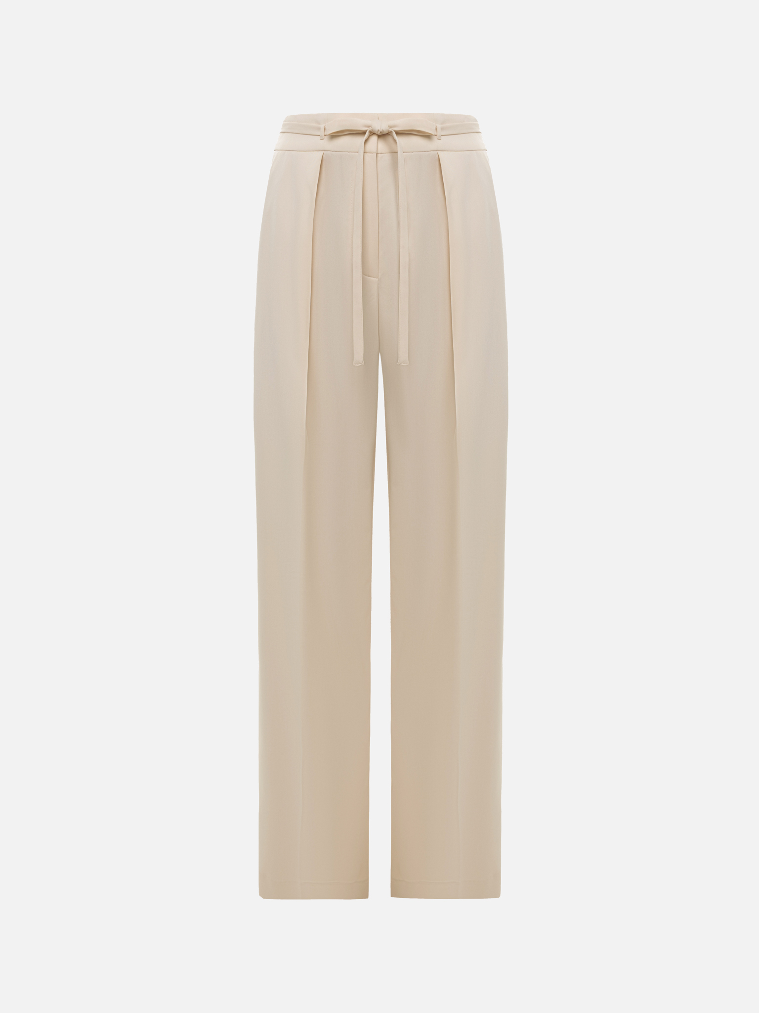 Pantalon ample avec liens à la taille