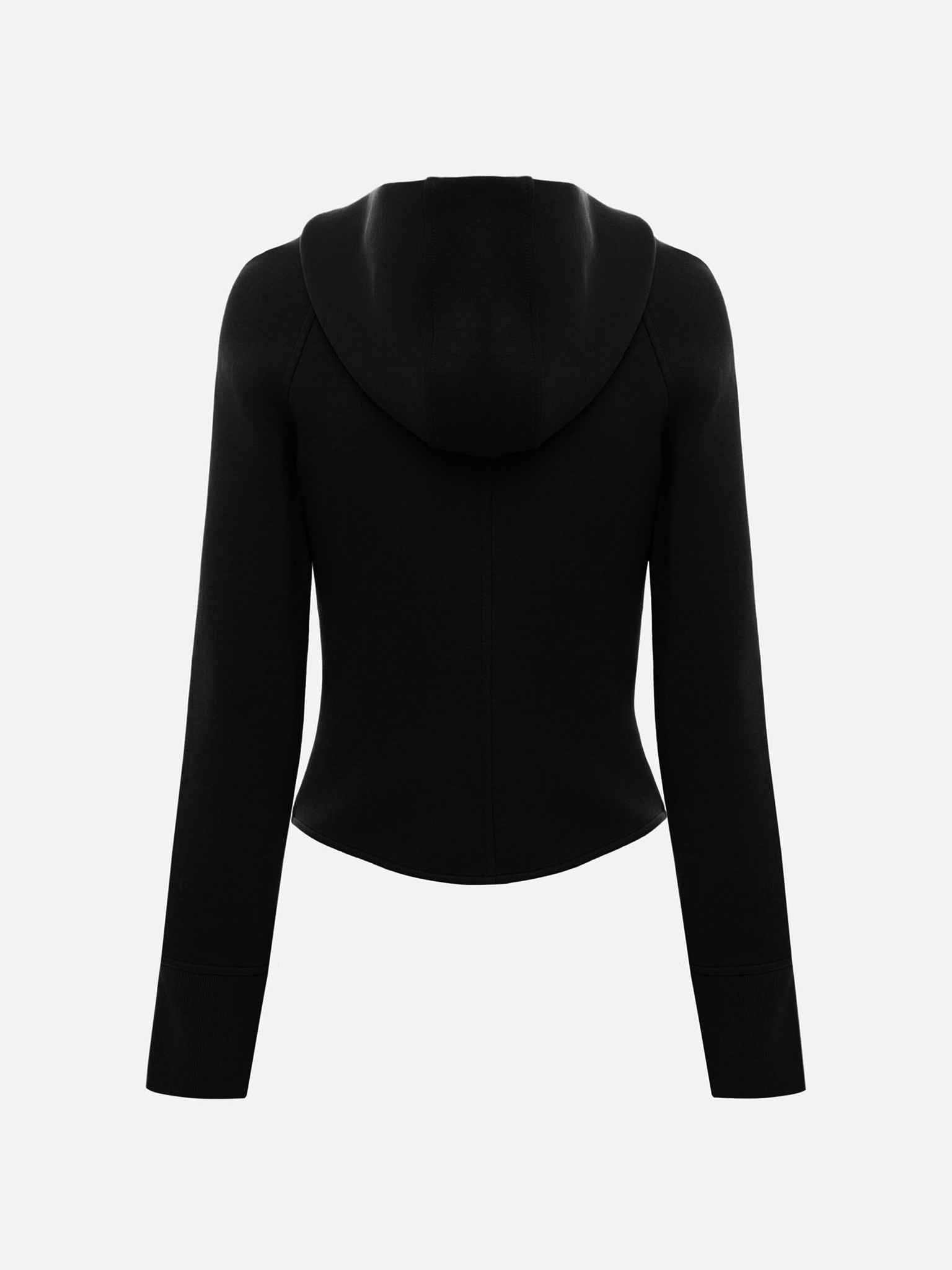 Приталенная толстовка на молнии