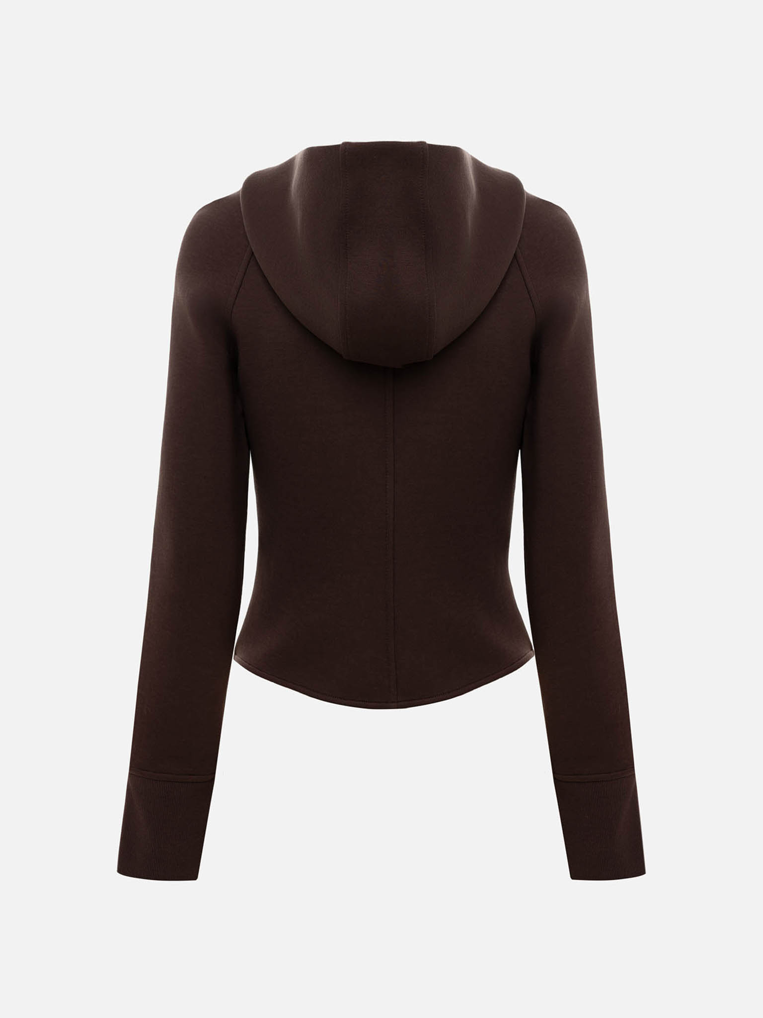 Приталенная толстовка на молнии