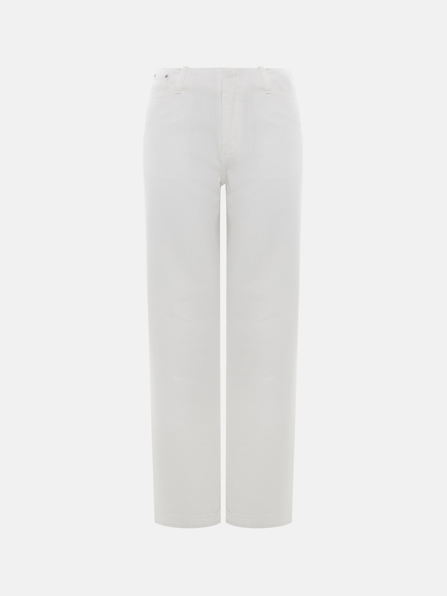 Джинсы прямого кроя на средней посадке