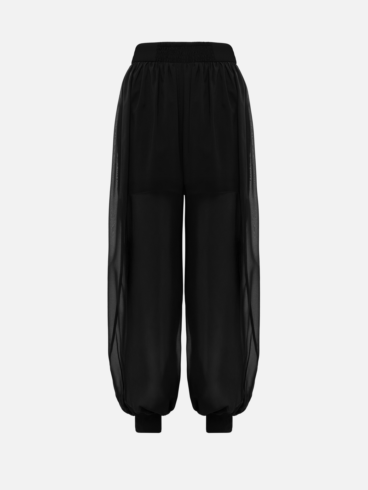 Легкие брюки с широкими манжетами