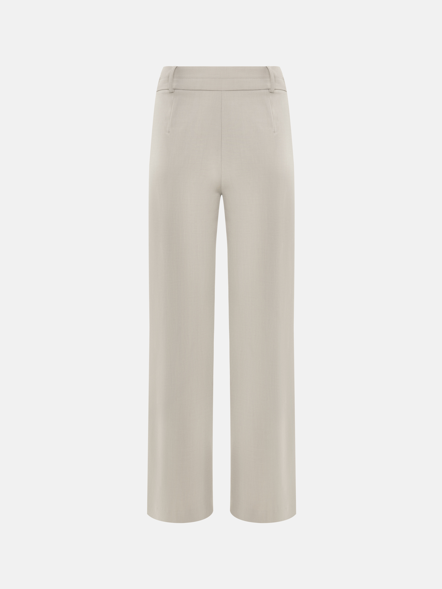 Loose-fitting trousers with buttons on the waistband