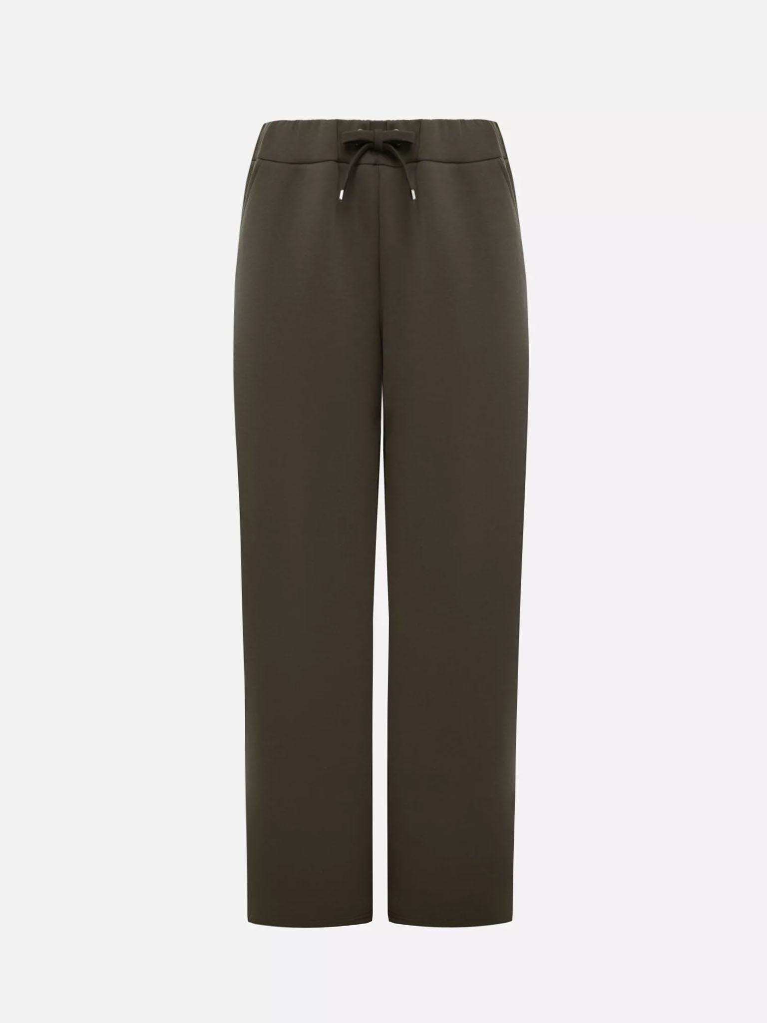 Loose-fit French terry trousers