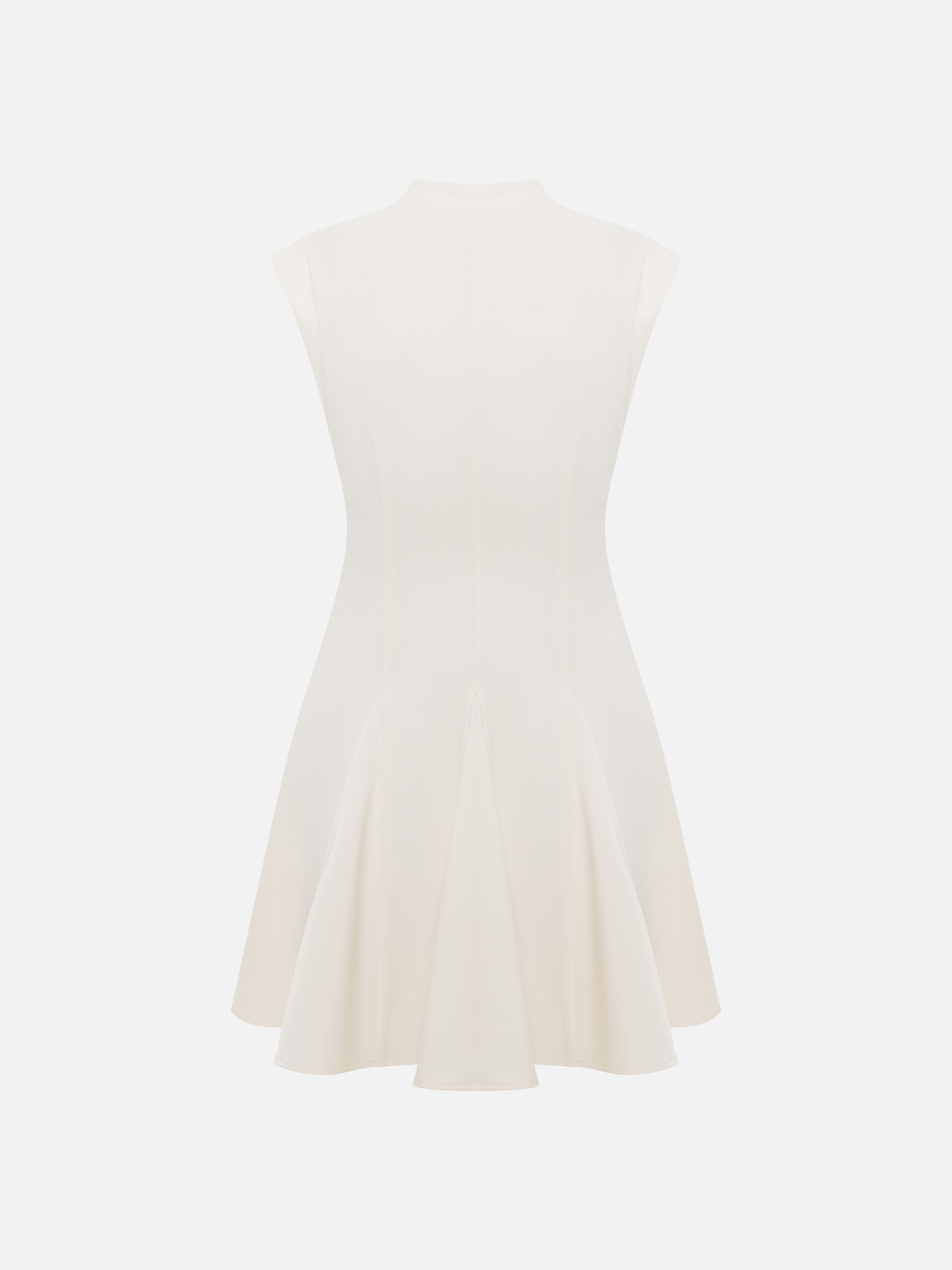 Приталенное платье мини с застежкой на молнию