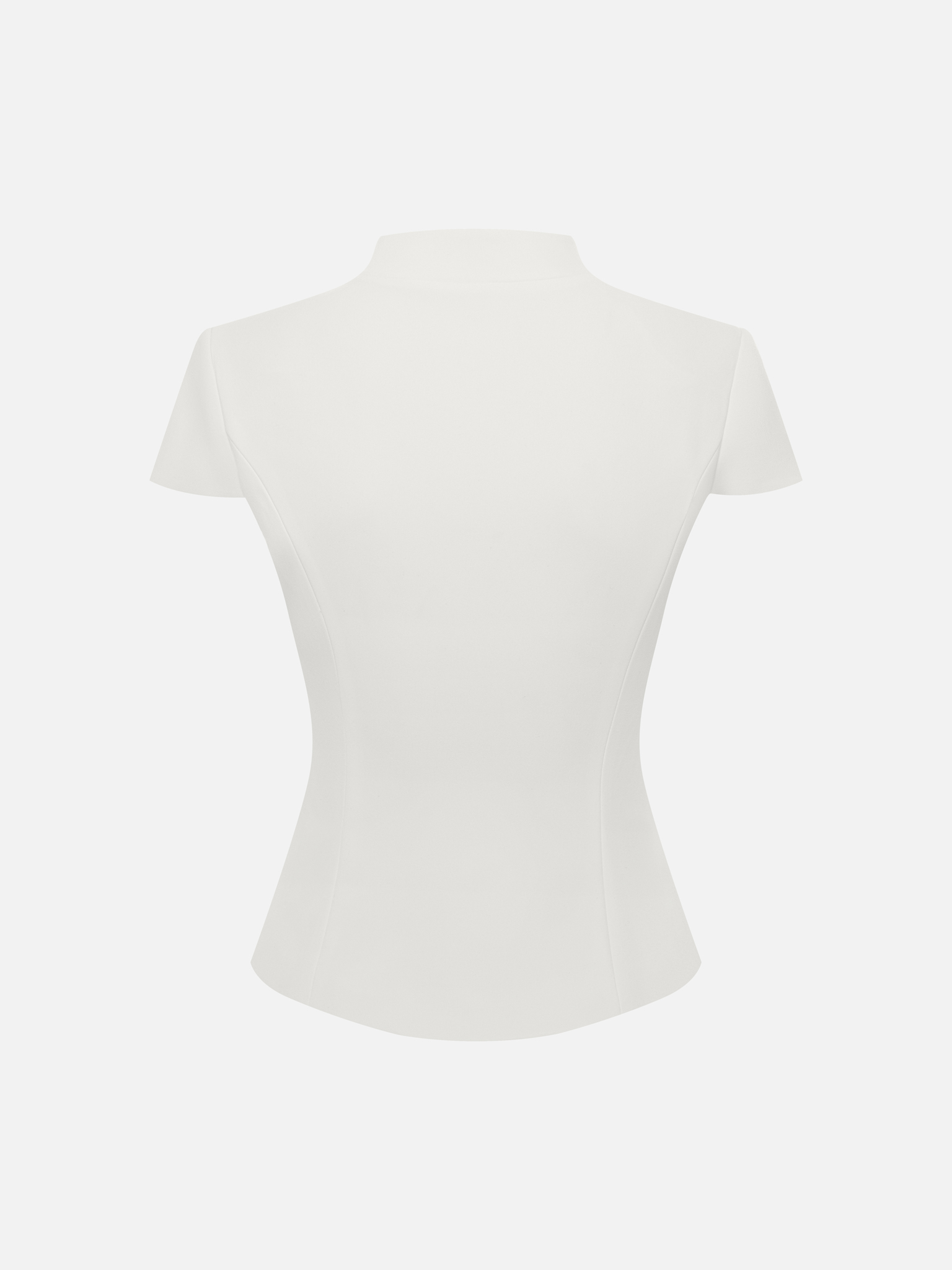 Bluse mit Reißverschluss aus dichtem Stoff