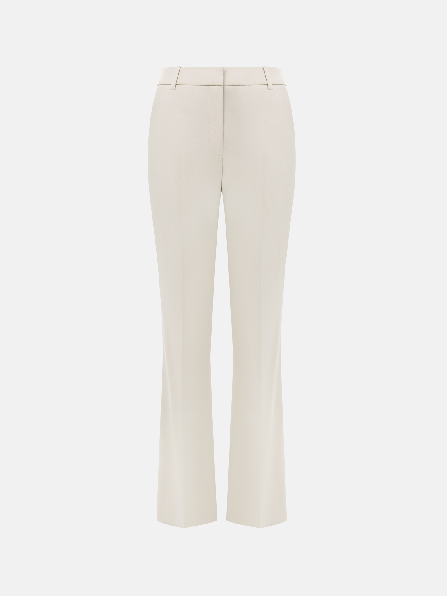 Straight mid-rise trousers