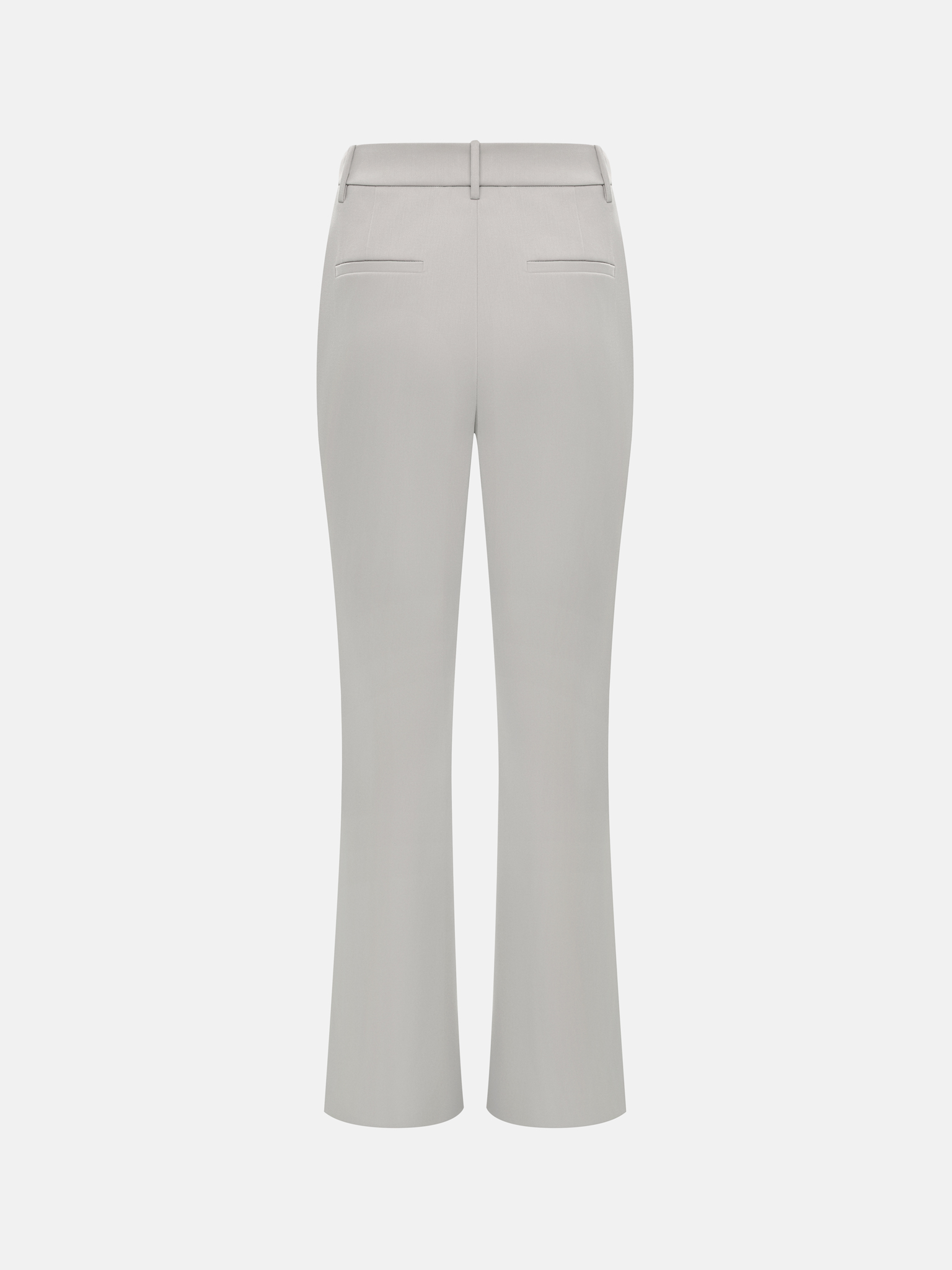 Брюки прямого кроя на средней посадке