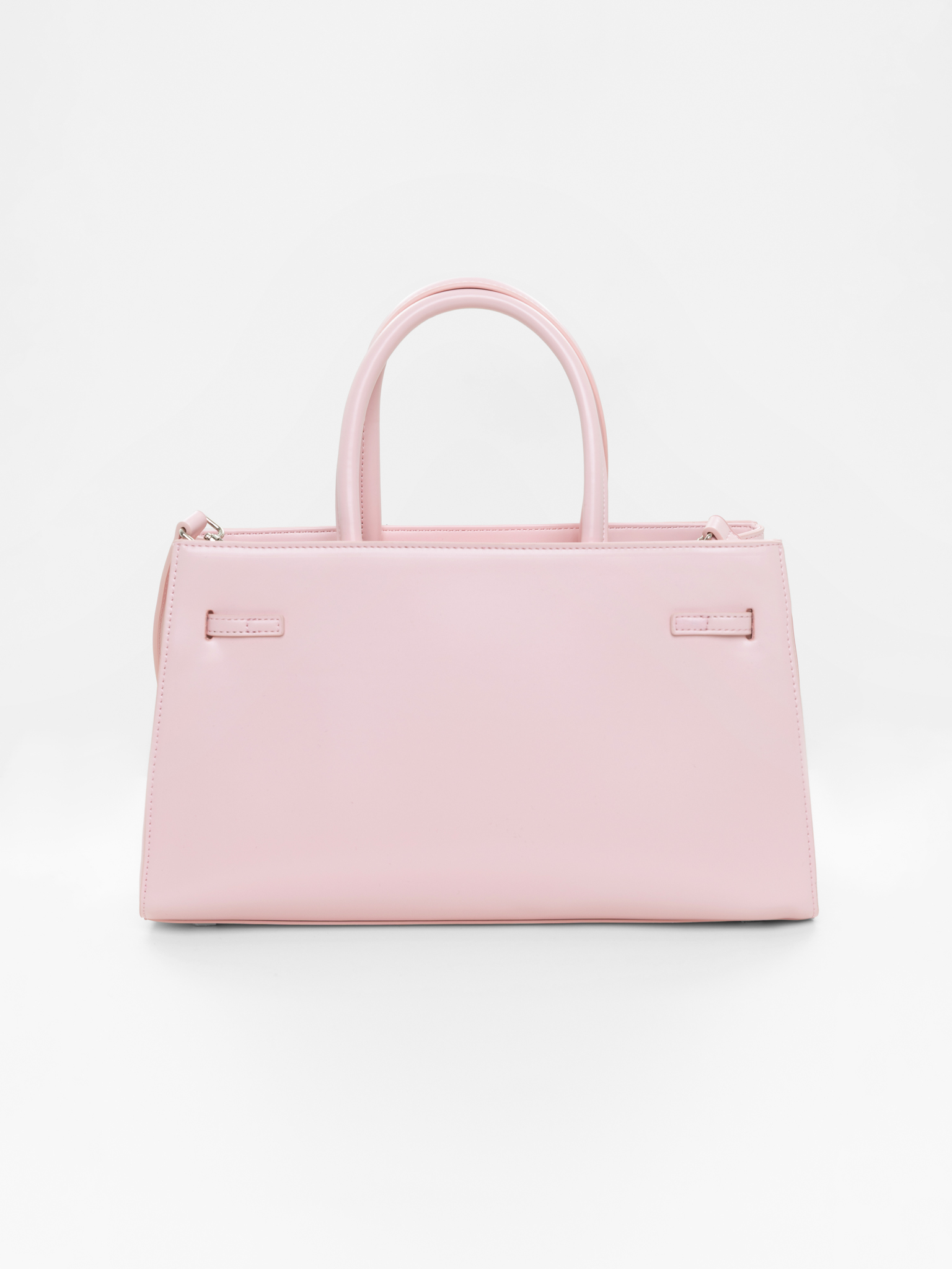 Rectangular bag with decorative strap