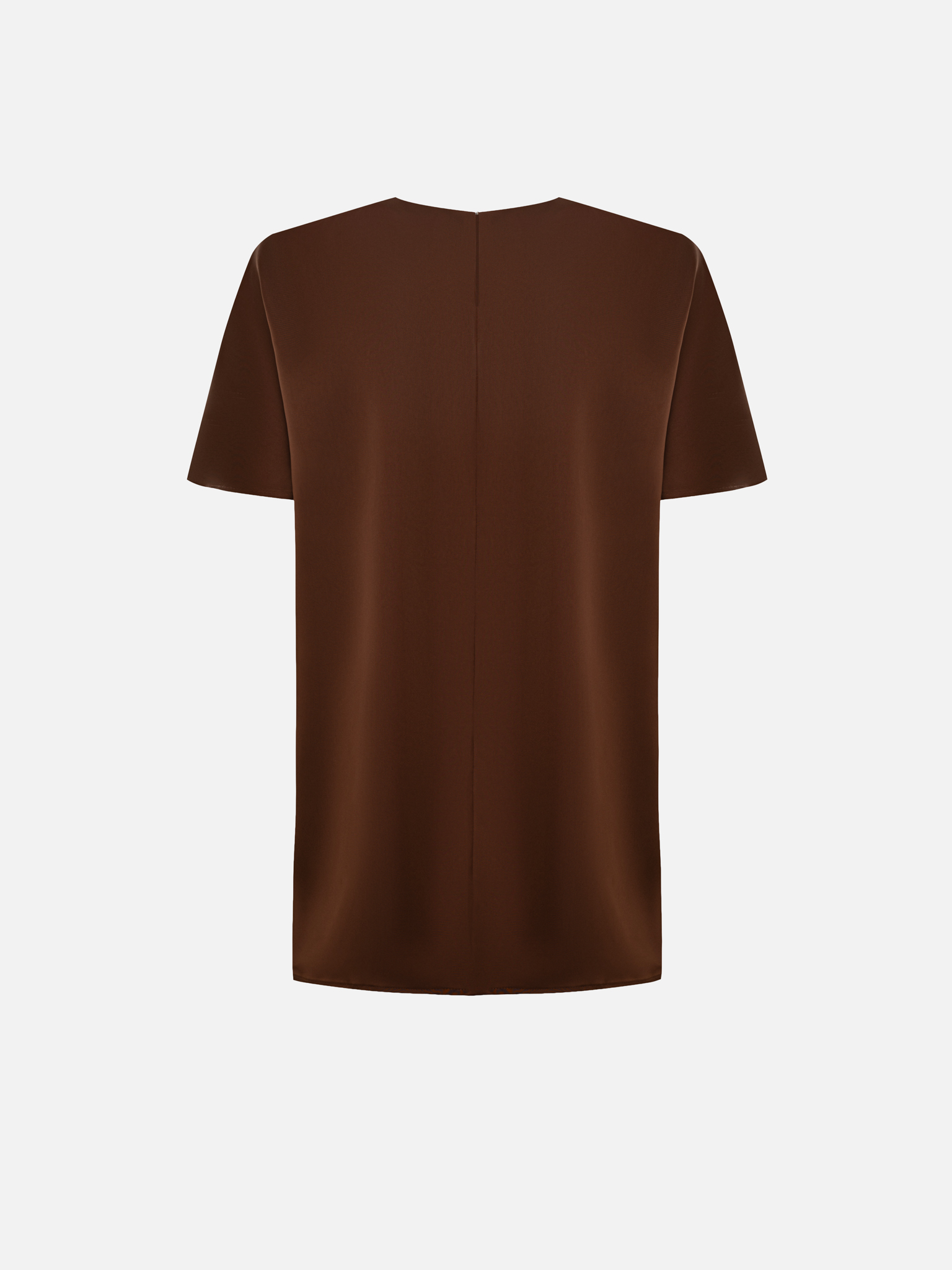 Блуза из гладкой ткани с цельнокройными рукавами