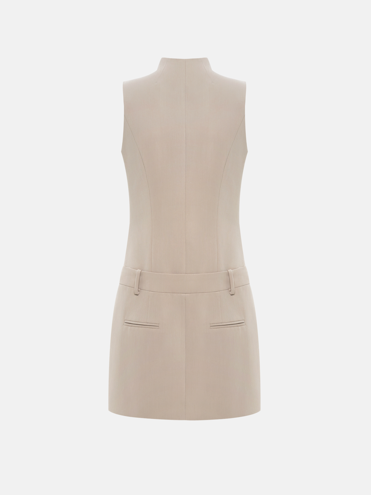 Платье мини прямого кроя из вискозы