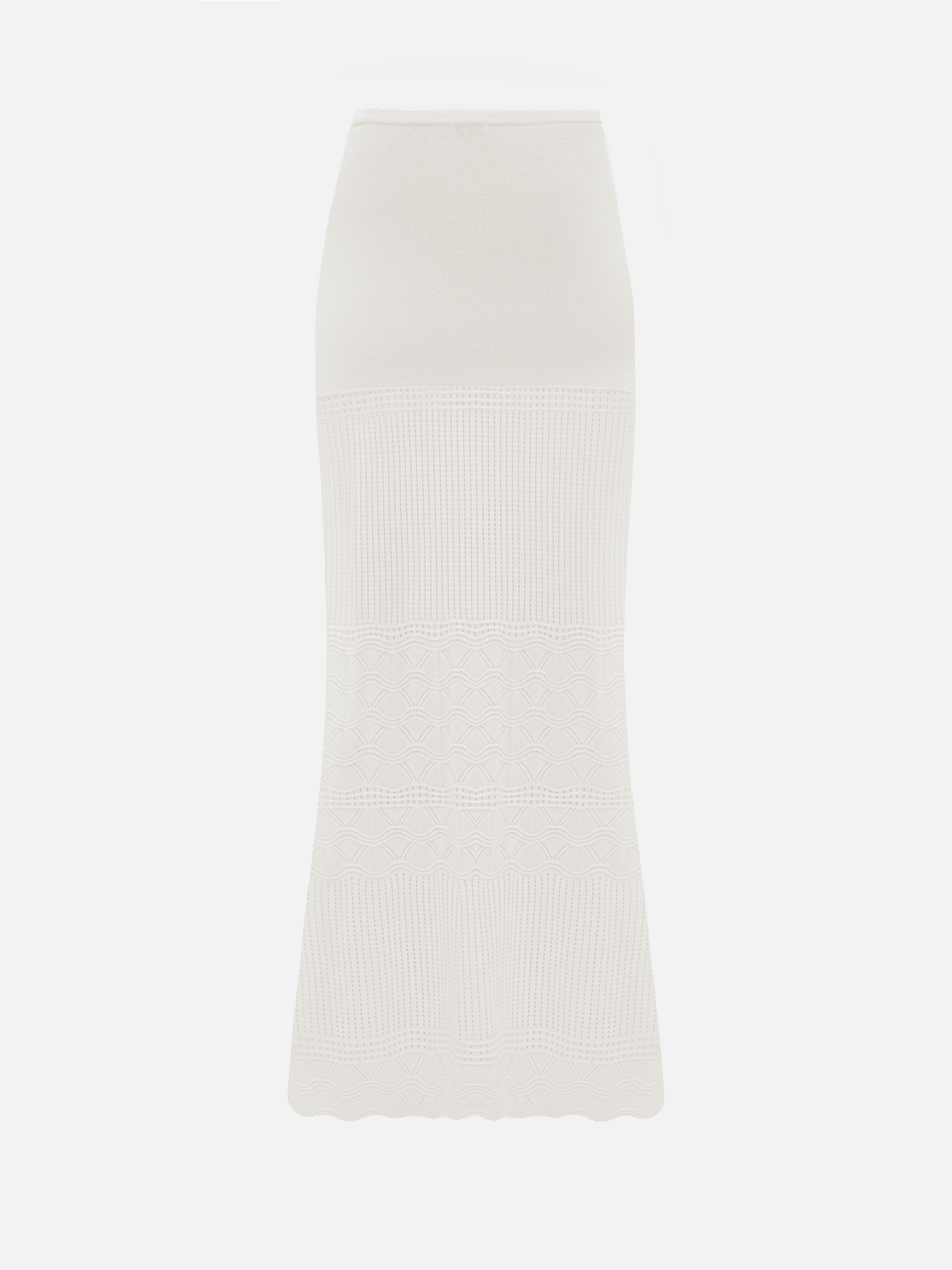 Jupe maxi en jersey mélangé