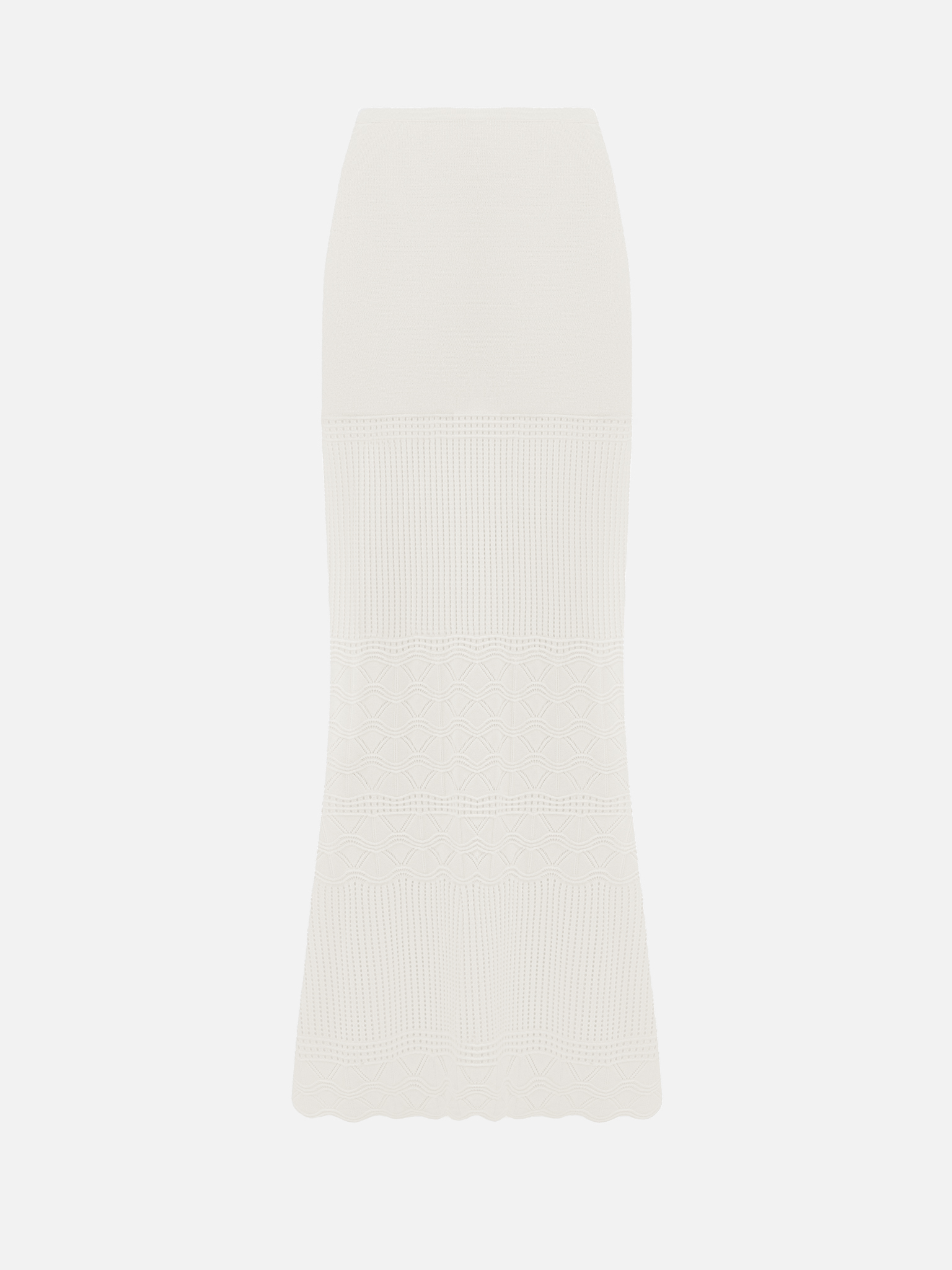 Jupe maxi en jersey mélangé