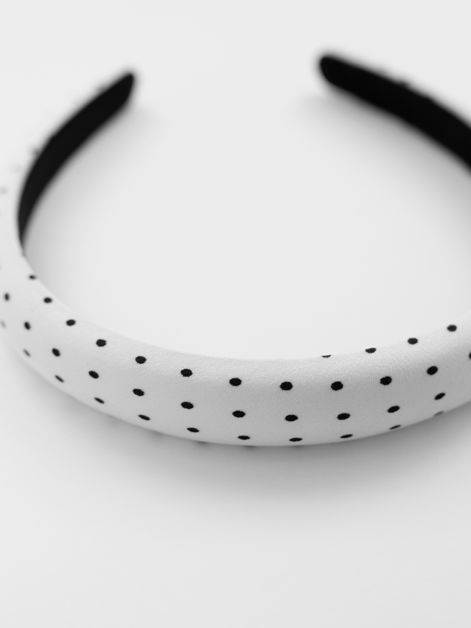 Bandeau volumineux à pois