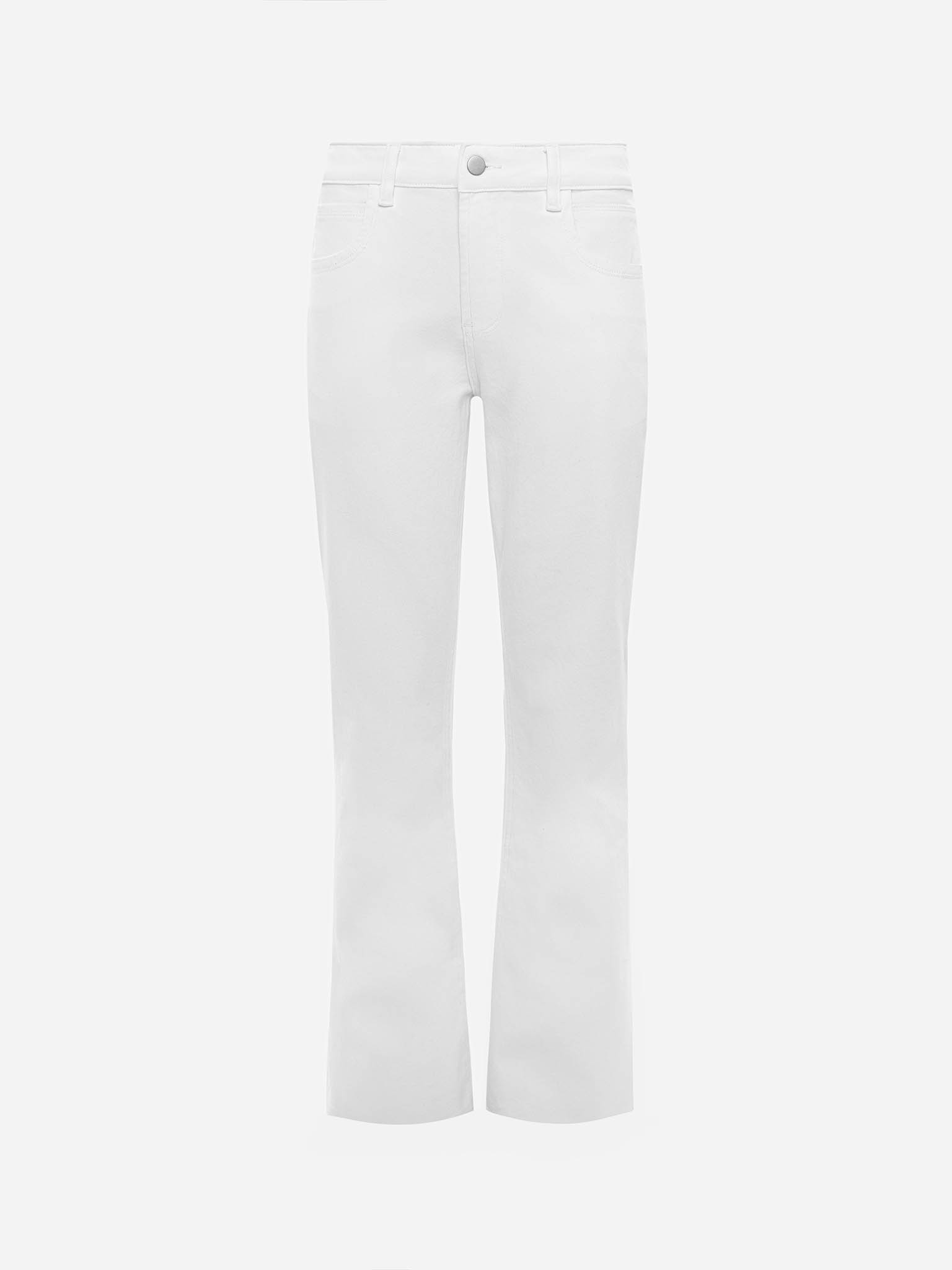 Straight-leg jeans in heavy denim