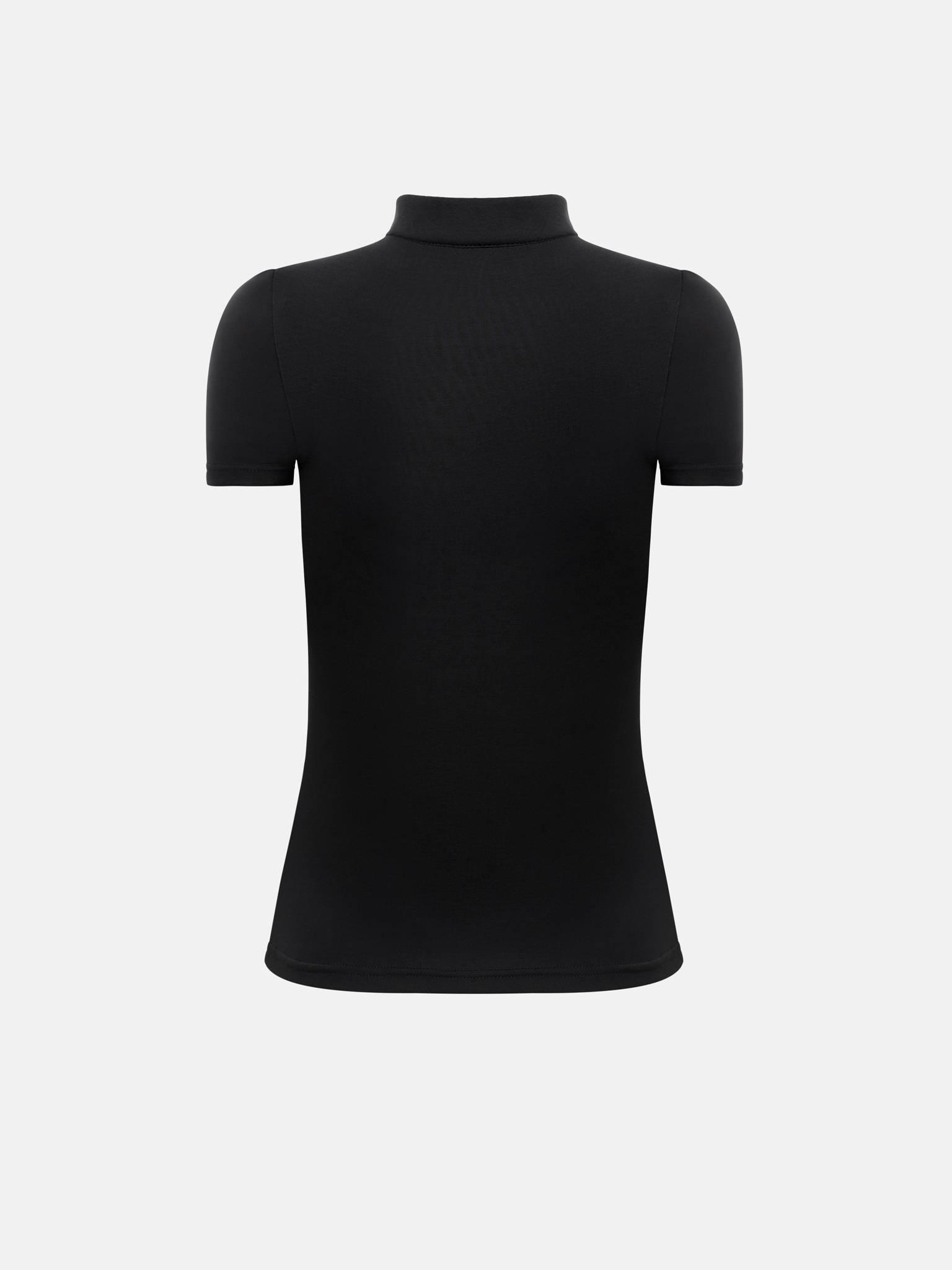 Топ с каплевидным вырезом и короткими рукавами