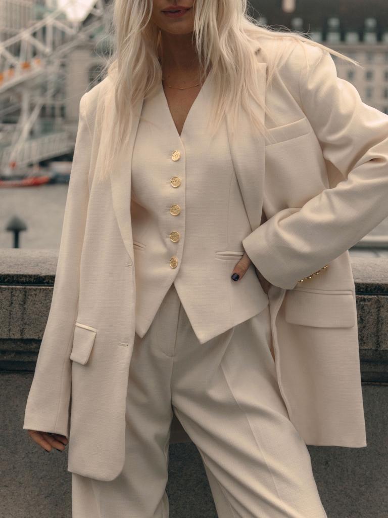Textured waistcoat