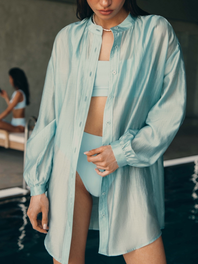 Semi-translucent lightweight shirt