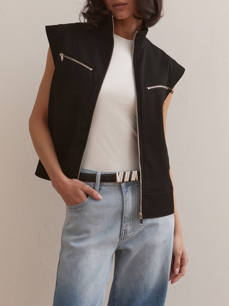 Leather belt with original buckle