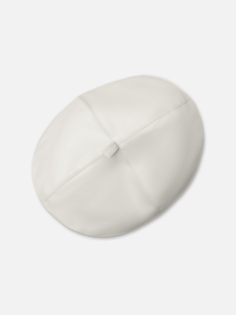 Eco-leather beret