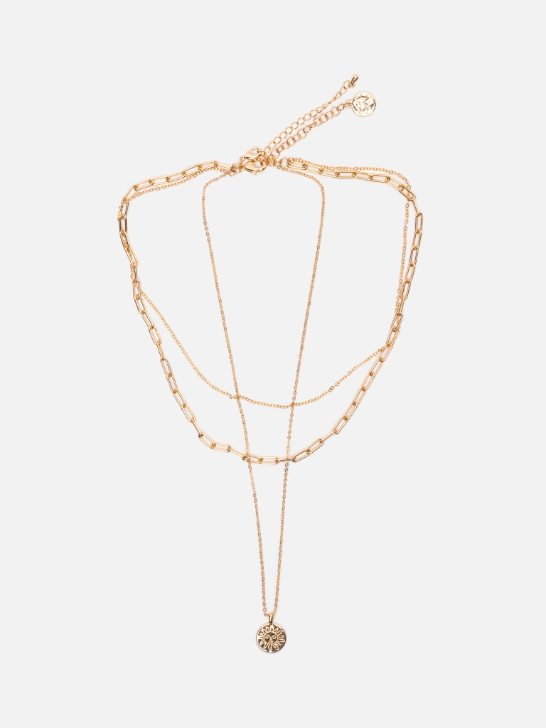Chain set with tonal pendant