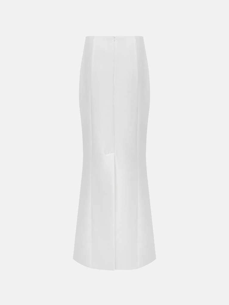 Maxi skirt with metallic decor