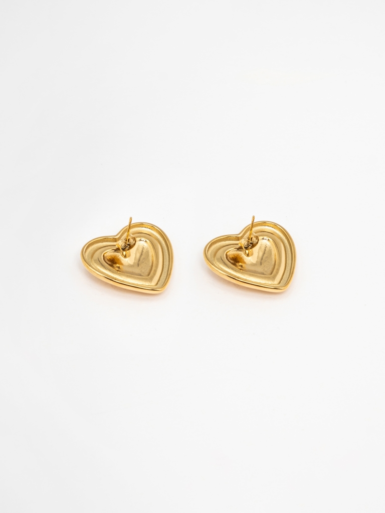 Boucles d'oreilles en forme de cœur