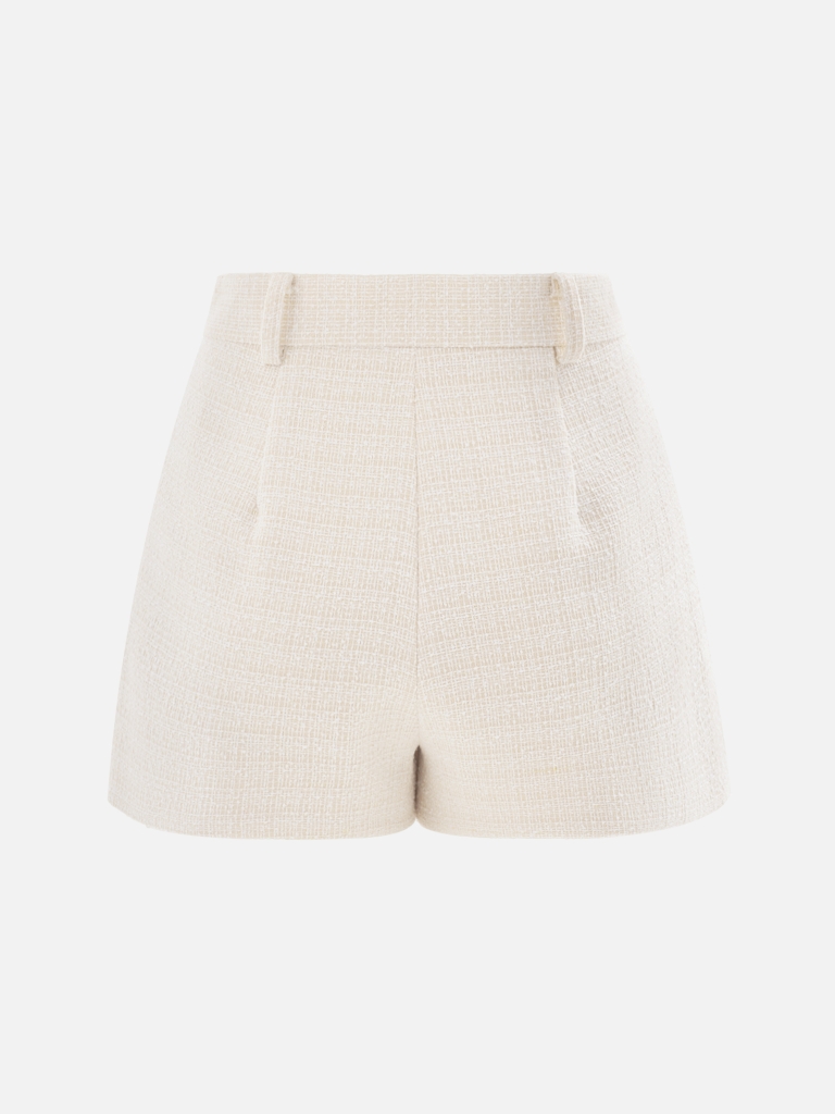 Mini short en tweed