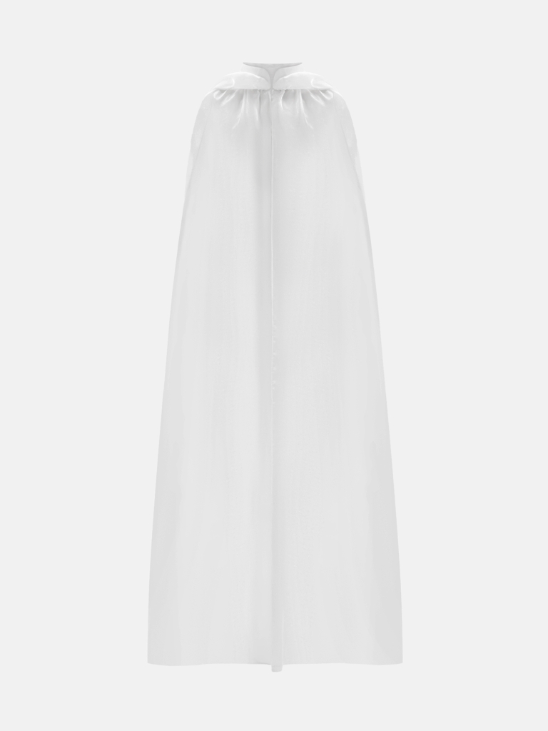 Кейп из легкой ткани с капюшоном