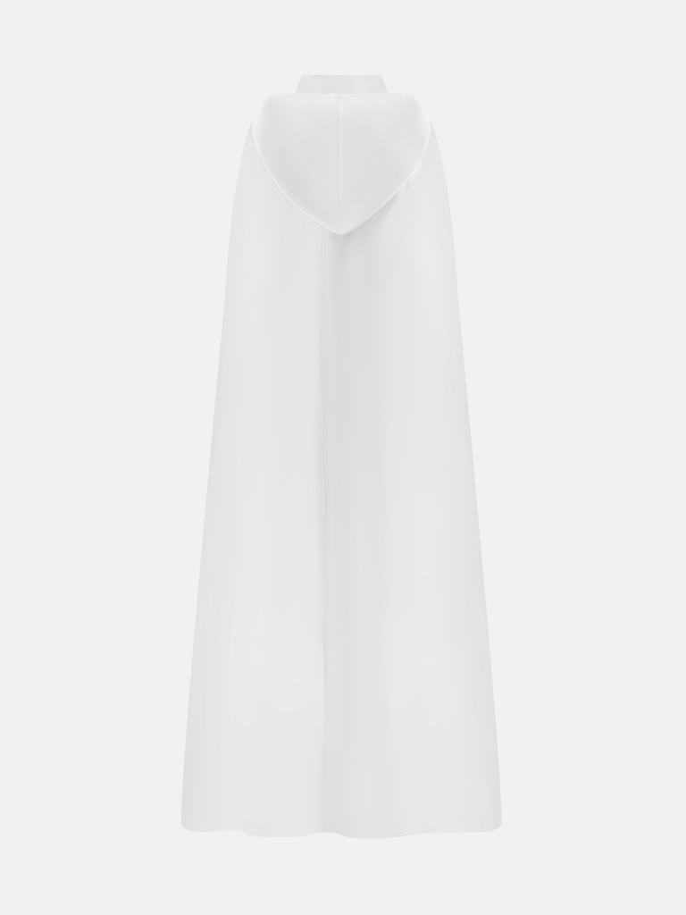 Кейп из легкой ткани с капюшоном