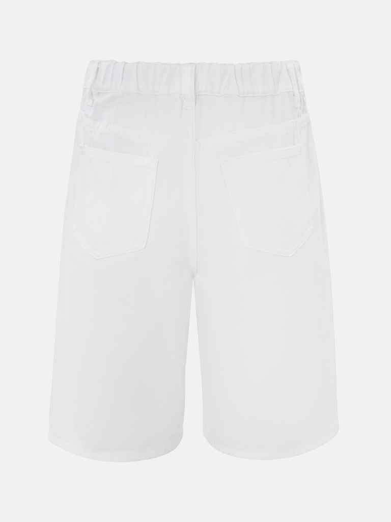 Свободные шорты из денима