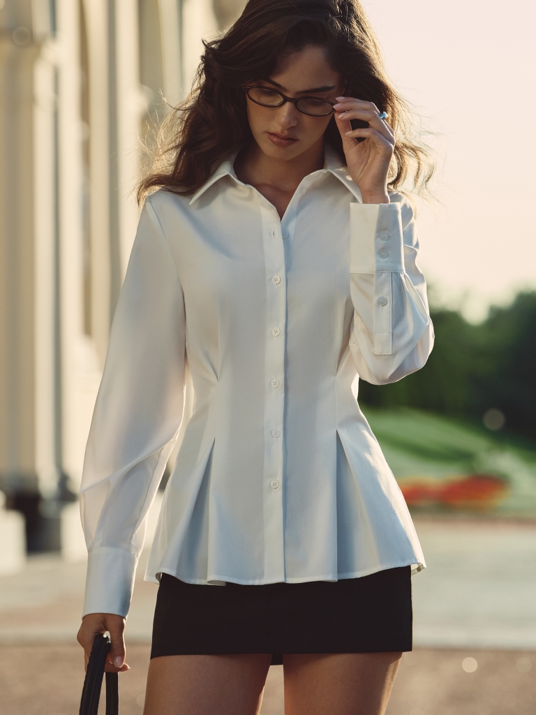 Рубашка с подчеркнутой талией