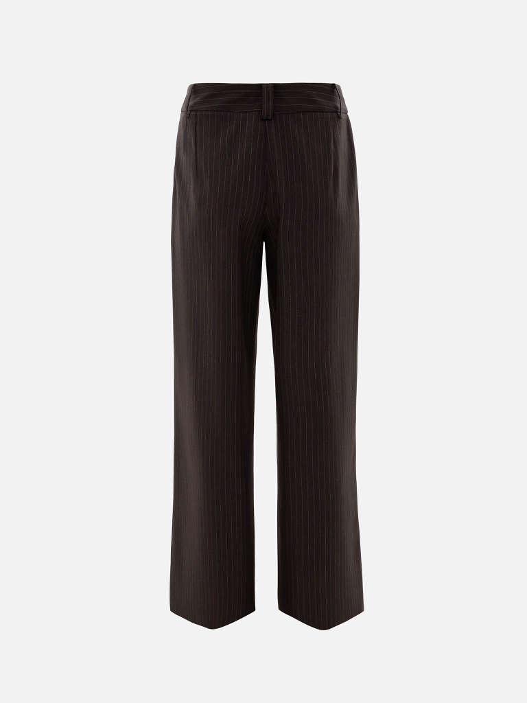 Loose pinstripe trousers