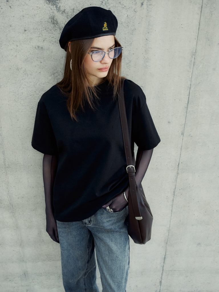 Monochrome loose fit T-shirt