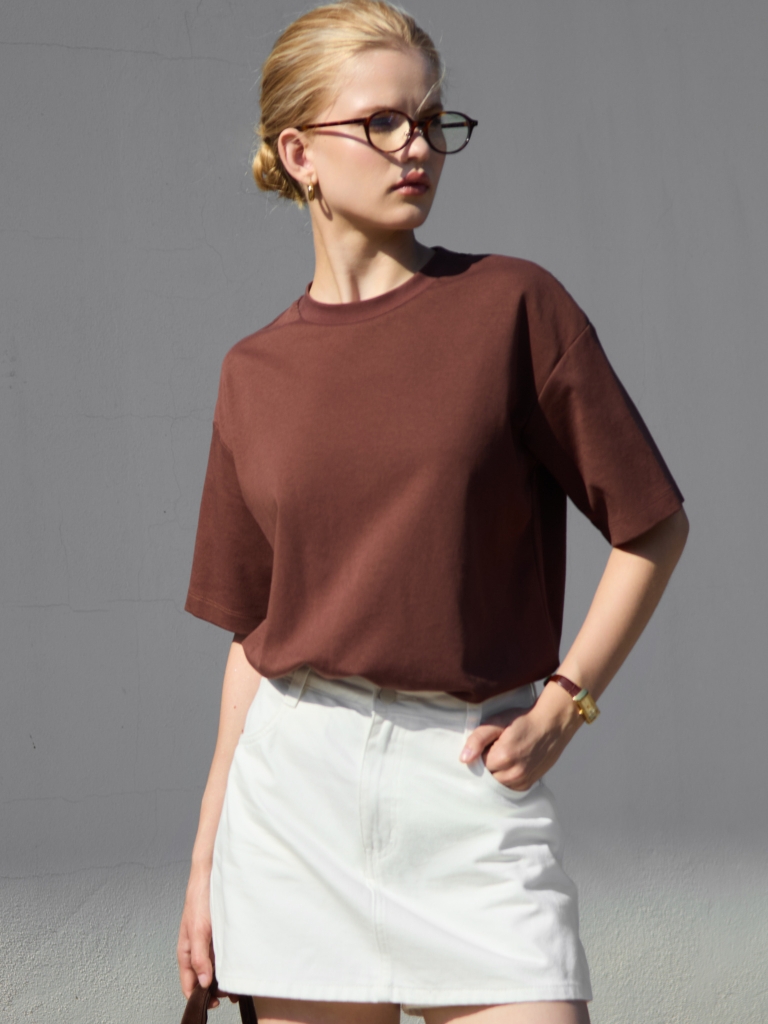 Monochrome loose fit T-shirt