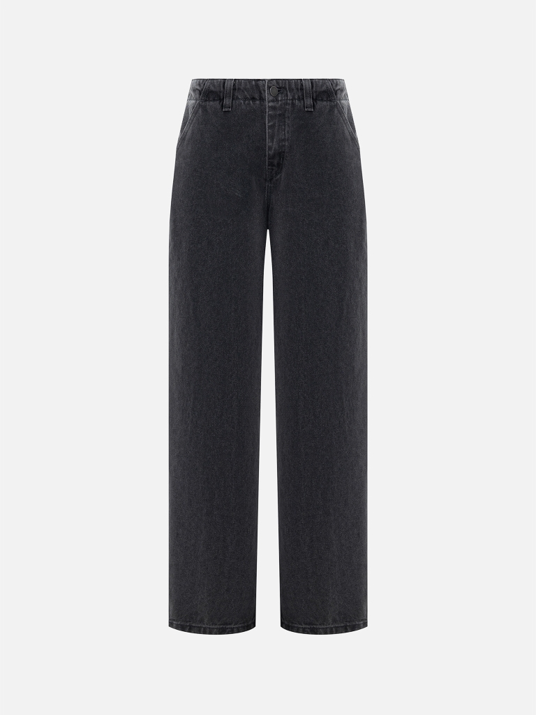 Loose mid-rise jeans