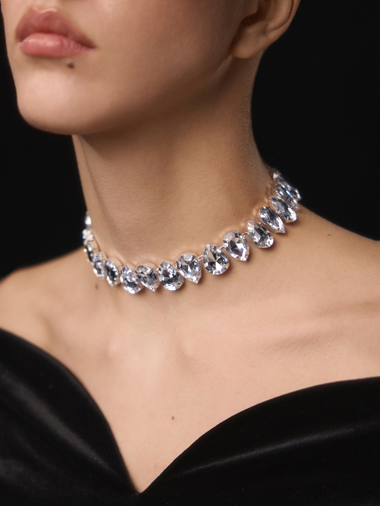 Чокер из крупных кристаллов