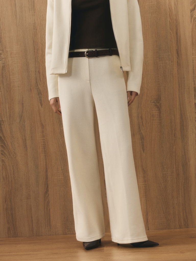 Трикотажные брюки свободного кроя