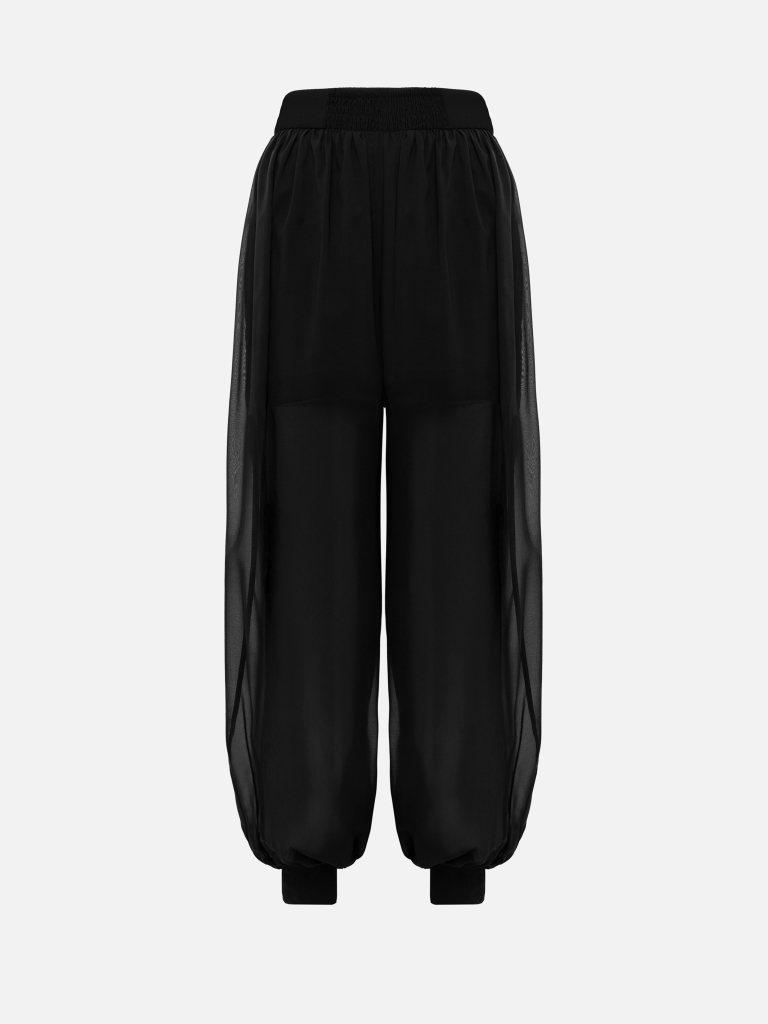 Lightweight trousers with wide cuffs